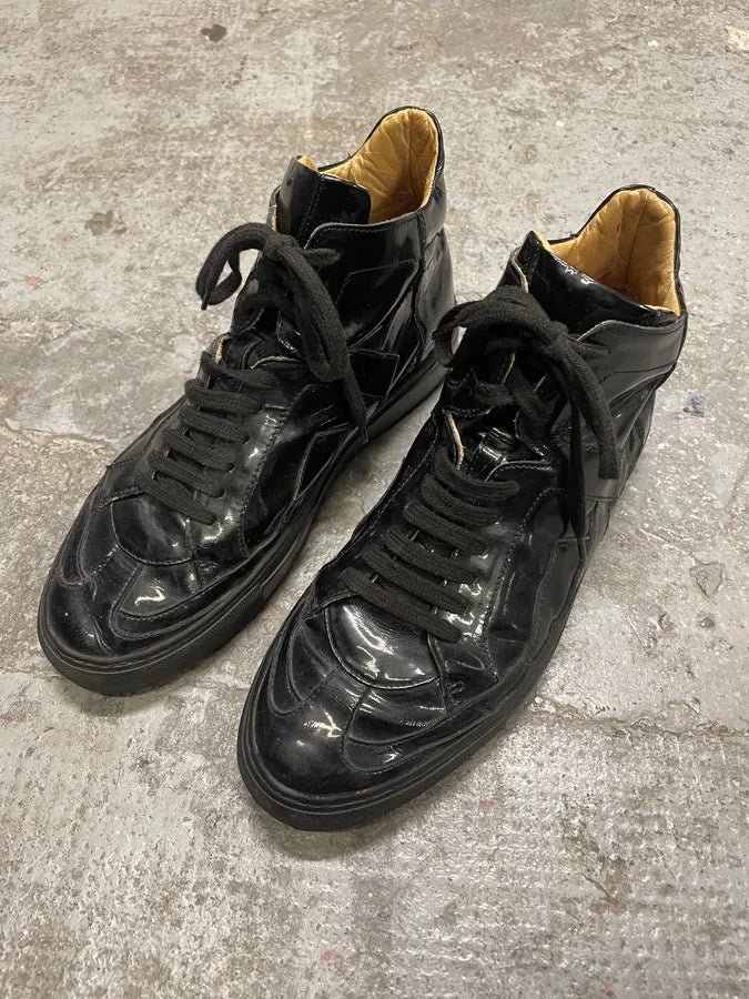 Maison Margiela High Black Patent (40eu/us7) EOTRlcu 2