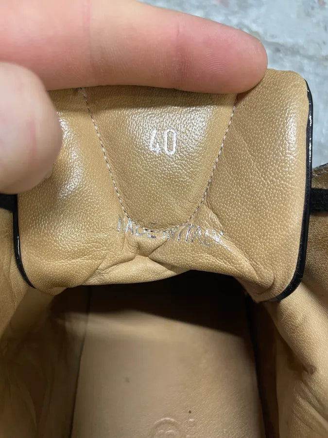 Maison Margiela High Black Patent (40eu/us7) EOTRlcu 9