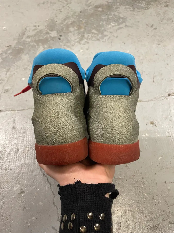 Maison Margiela High Blue Leather Avant Garde Shoes (45eu/us11) 6
