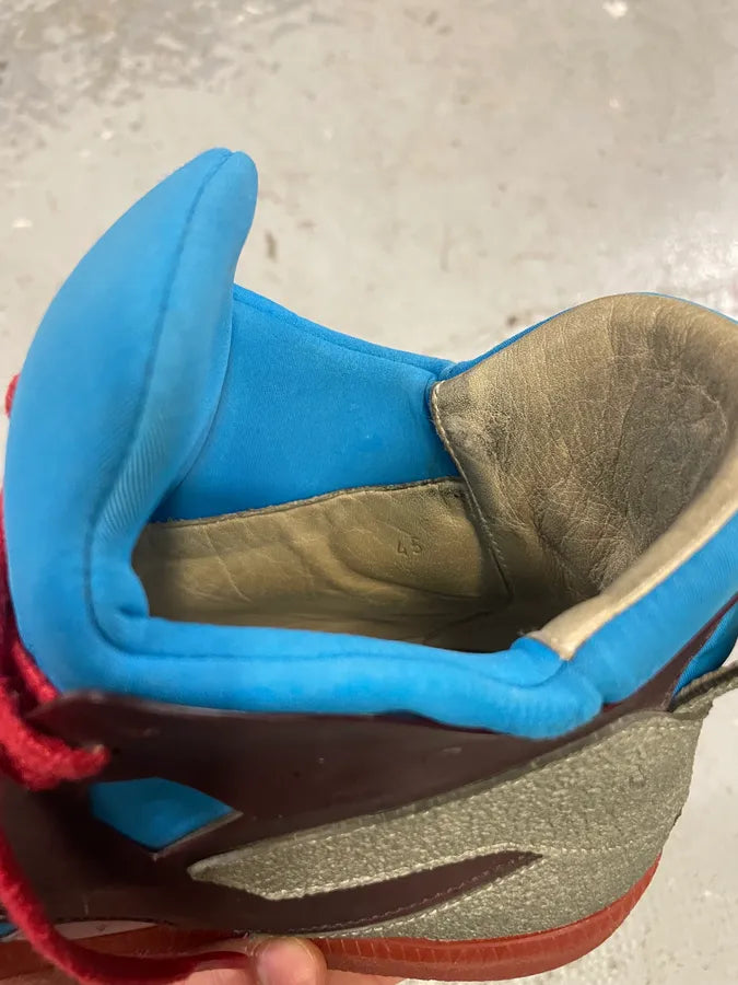 Maison Margiela High Blue Leather Avant Garde Shoes (45eu/us11) 8