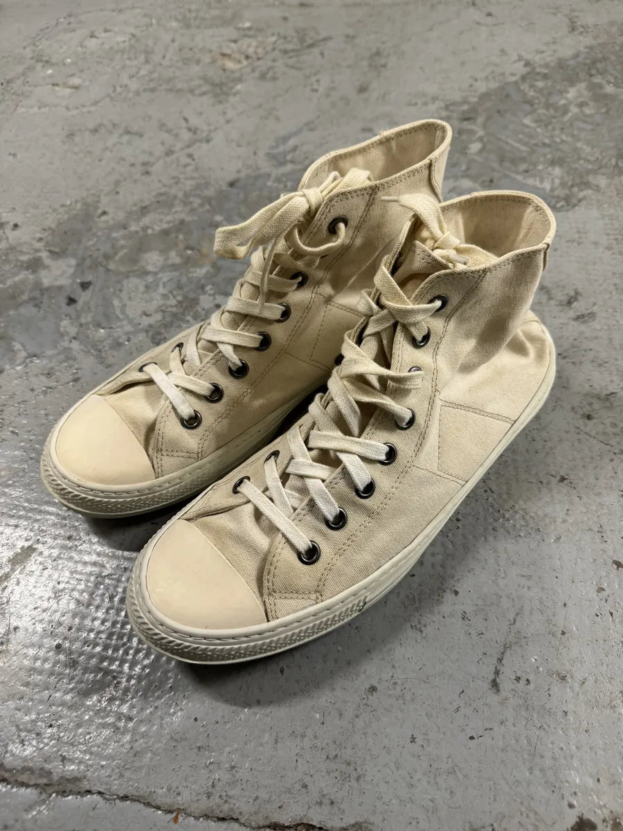 Maison Margiela High Creamy Laced Shoes (43eu/us9.5) 1