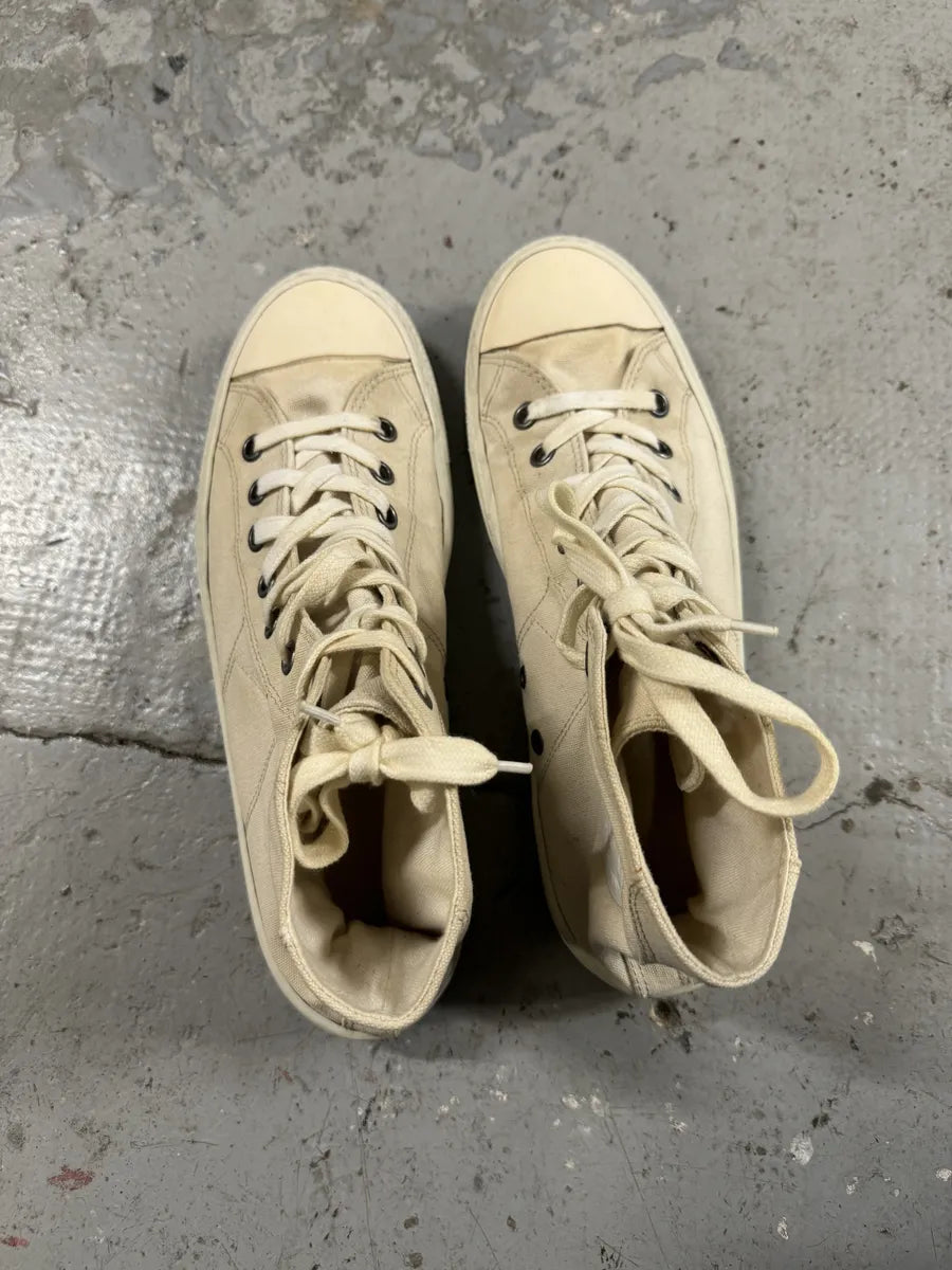Maison Margiela High Creamy Laced Shoes (43eu/us9.5) 3