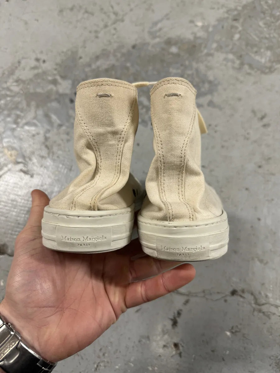 Maison Margiela High Creamy Laced Shoes (43eu/us9.5) 4