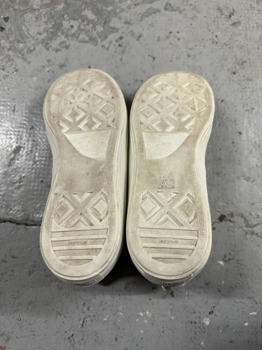Maison Margiela High Creamy Laced Shoes (43eu/us9.5) 5