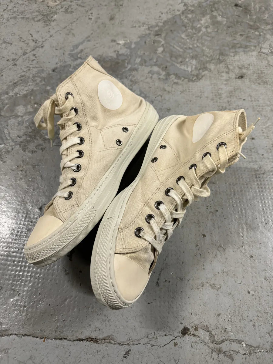 Maison Margiela High Creamy Laced Shoes (43eu/us9.5) 7