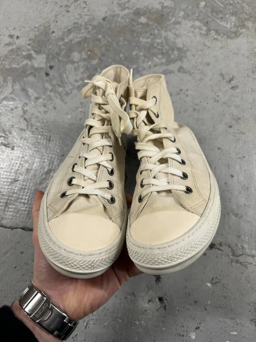 Maison Margiela High Creamy Laced Shoes (43eu/us9.5) 8