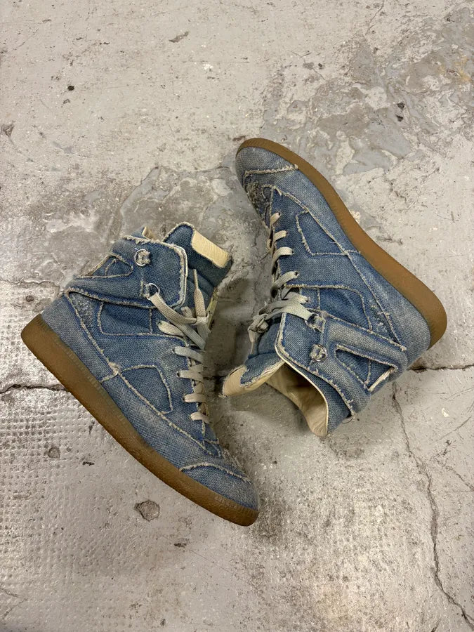 Maison Margiela High Denim Gum Shoes (40eu/us7) VLuMQYS 1