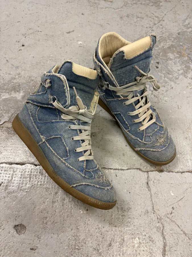 Maison Margiela High Denim Gum Shoes (40eu/us7) VLuMQYS 2