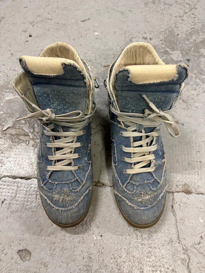 Maison Margiela High Denim Gum Shoes (40eu/us7) VLuMQYS 3