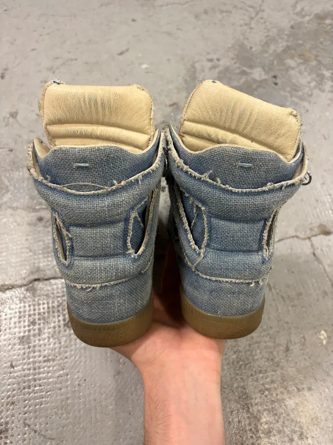Maison Margiela High Denim Gum Shoes (40eu/us7) VLuMQYS 7