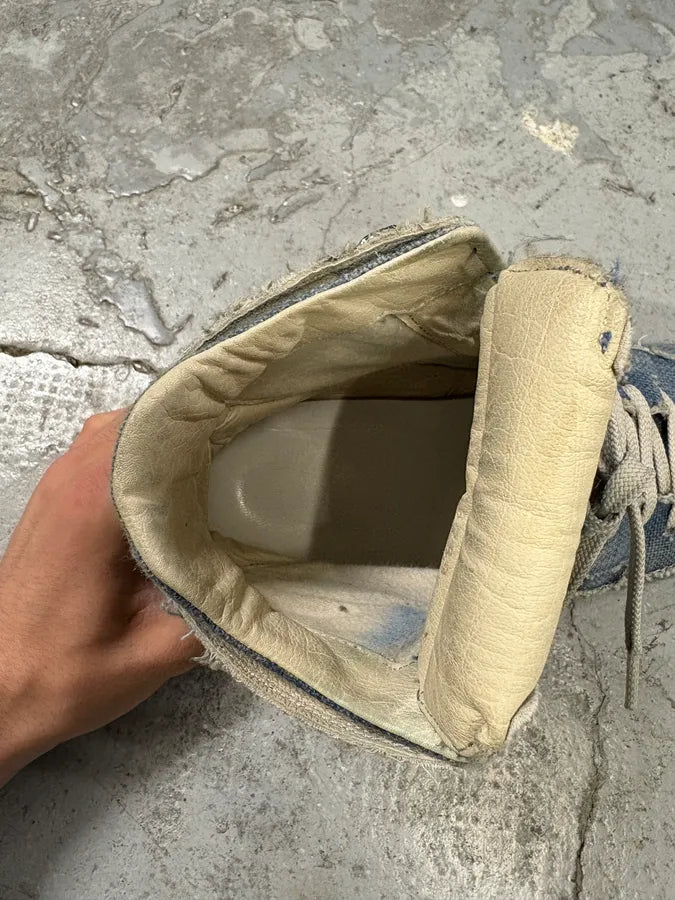 Maison Margiela High Denim Gum Shoes (40eu/us7) VLuMQYS 9