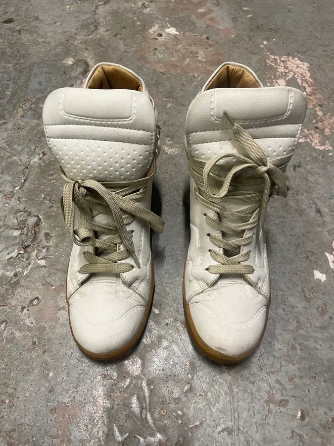 Maison Margiela High Leather White Shoes (38eu/us5.5) PAtVSNv 1