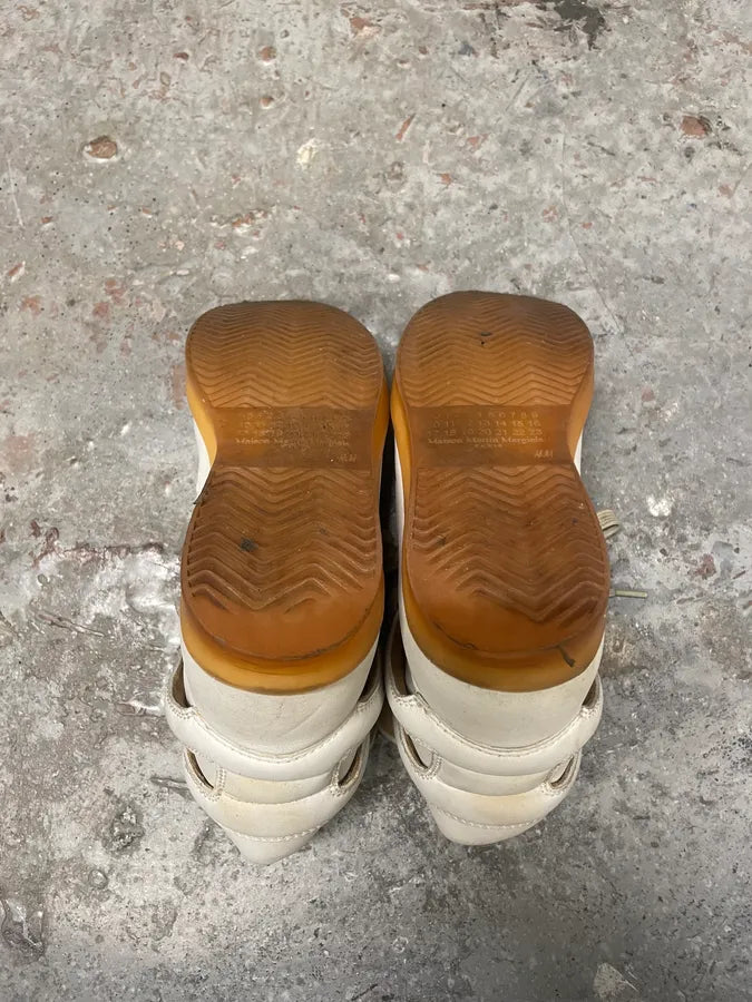 Maison Margiela High Leather White Shoes (38eu/us5.5) PAtVSNv 7