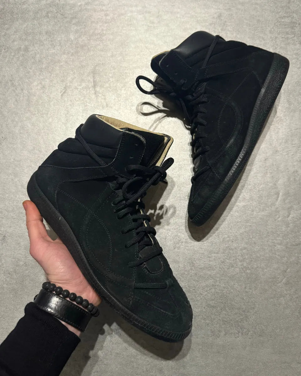 Maison Margiela High Suede Black Shoes dCcgwwS 0