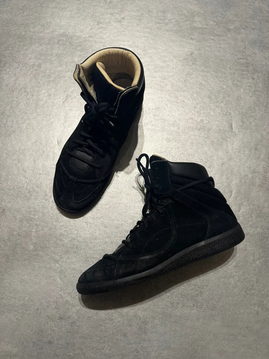Maison Margiela High Suede Black Shoes dCcgwwS 1