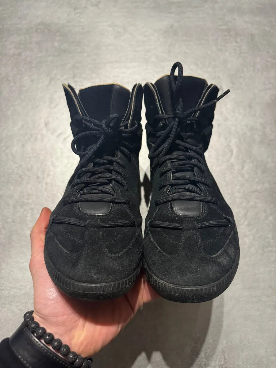 Maison Margiela High Suede Black Shoes dCcgwwS 3