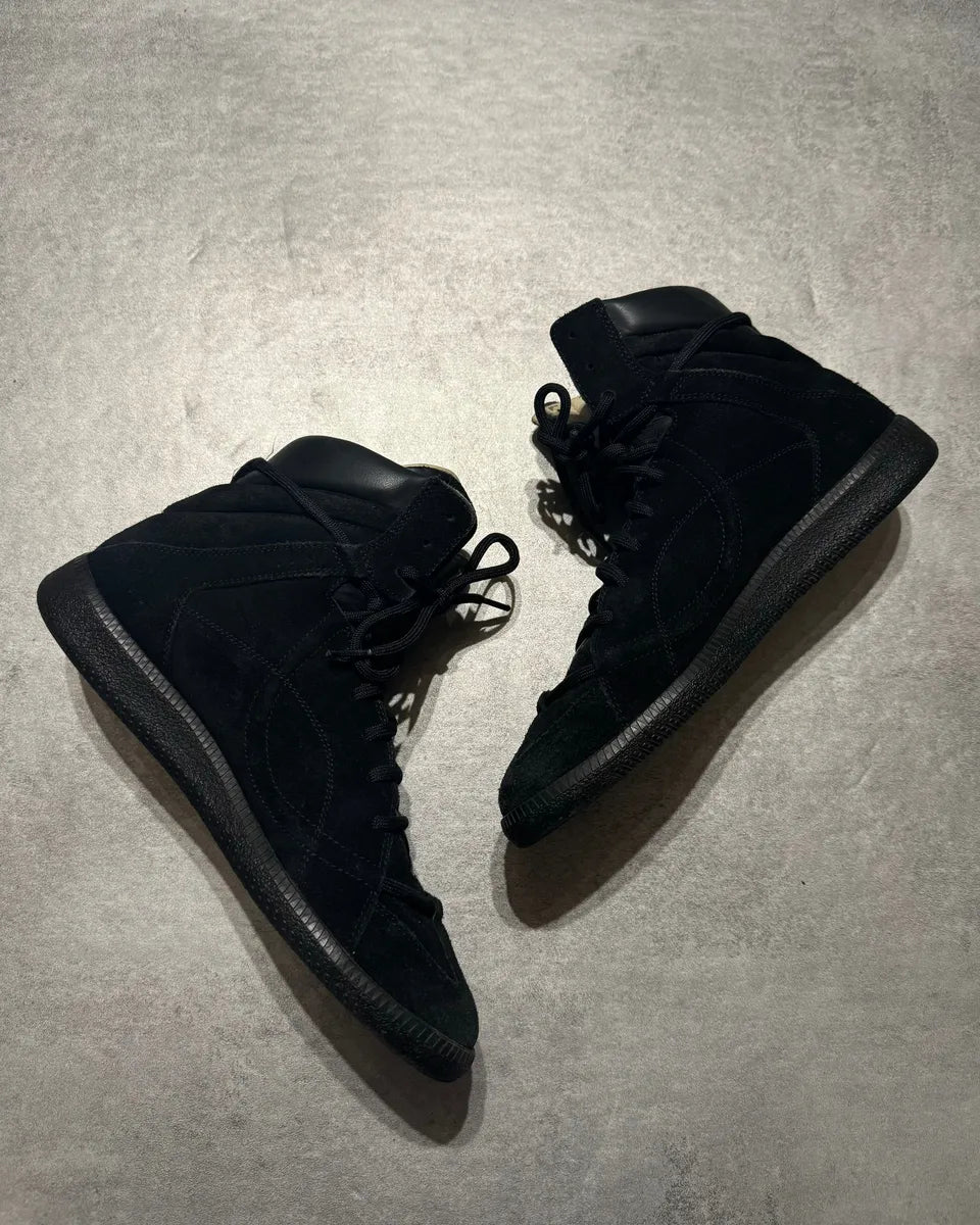 Maison Margiela High Suede Black Shoes dCcgwwS 4