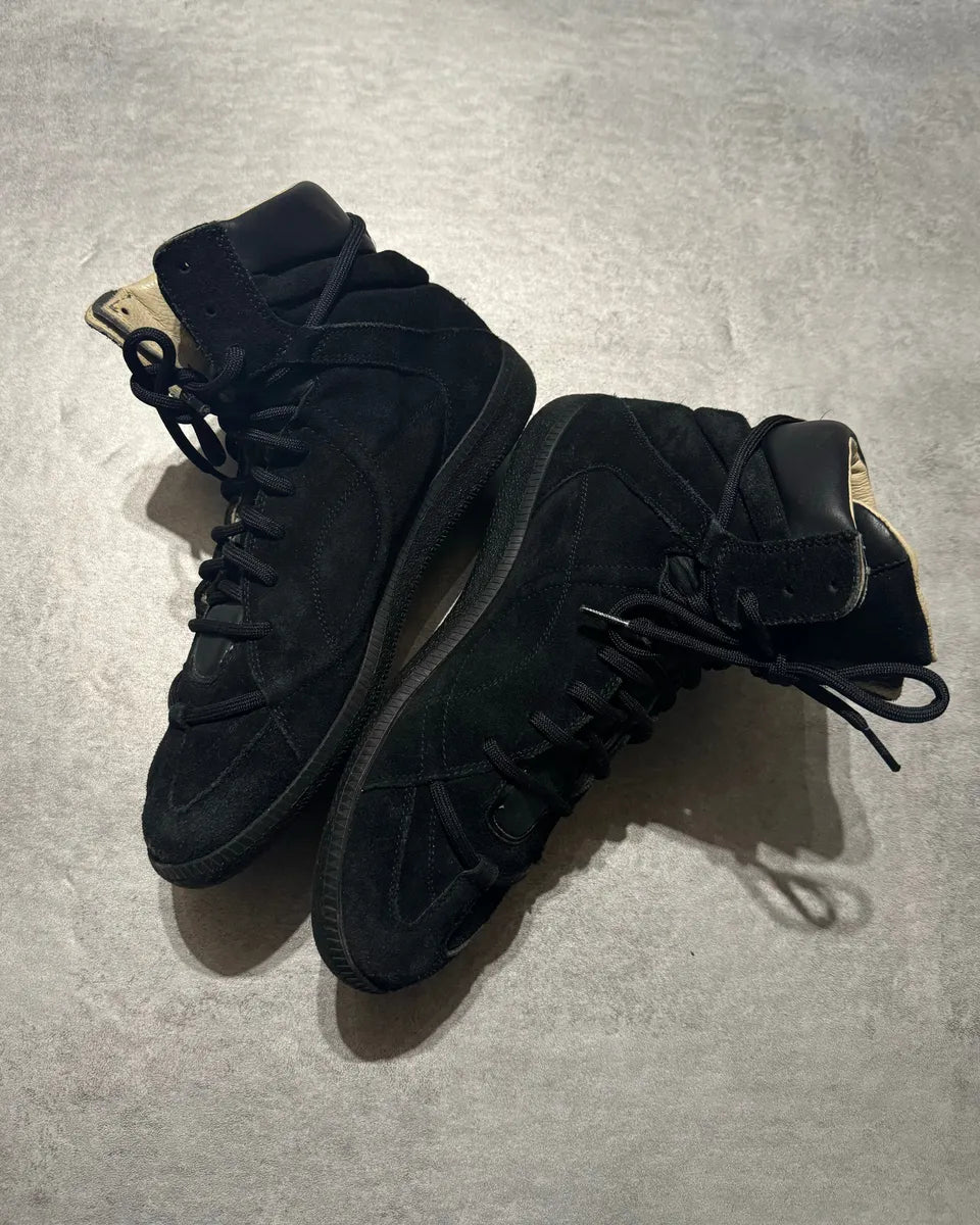 Maison Margiela High Suede Black Shoes dCcgwwS 7