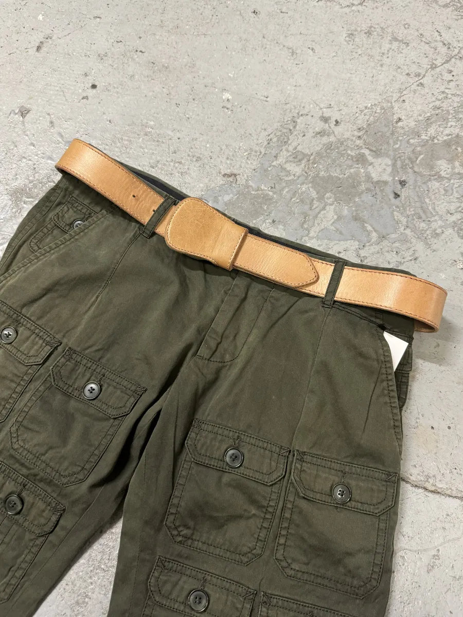 Maison Margiela H&M Beige Cow-Boy Leather Belt boJwxII 0