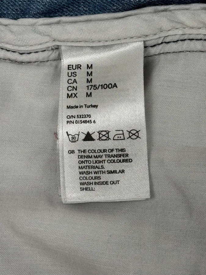 Maison Margiela H&M Blue Distressed Re-Edition Denim Jacket YCsenzZ 10