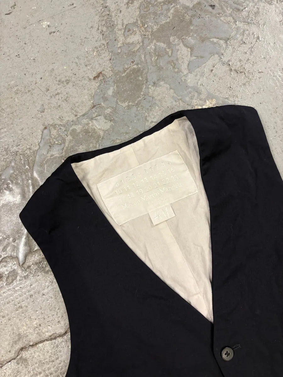 Maison Margiela H&M Navy Waistcoat Vest GzIUjcN 8