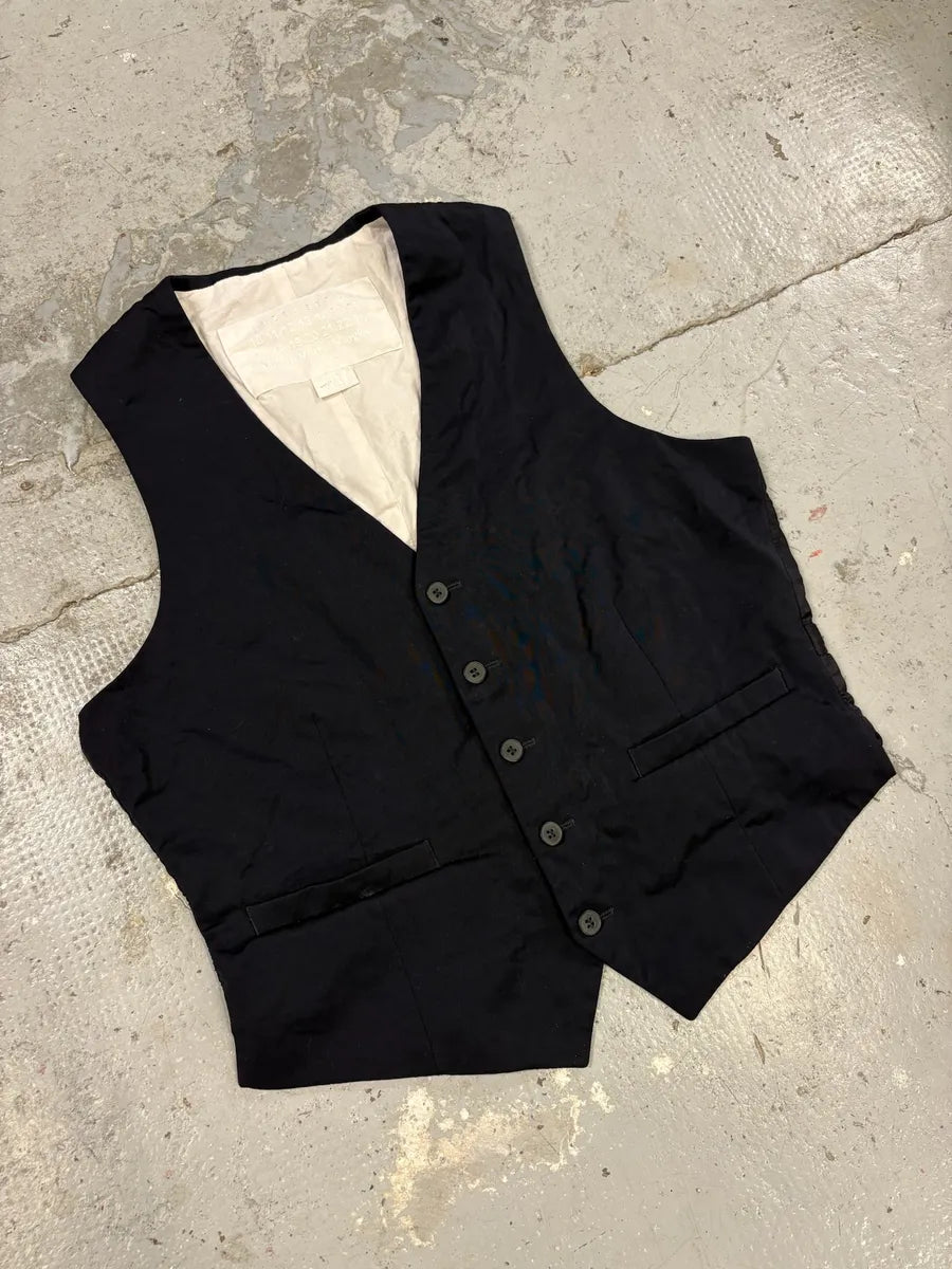 Maison Margiela H&M Navy Waistcoat Vest GzIUjcN 9