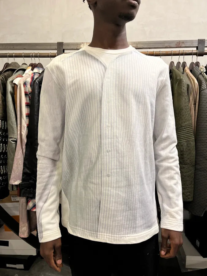 Maison Margiela H&M White Trompe L’oeil Shirt Sweater EWYIiBm 1