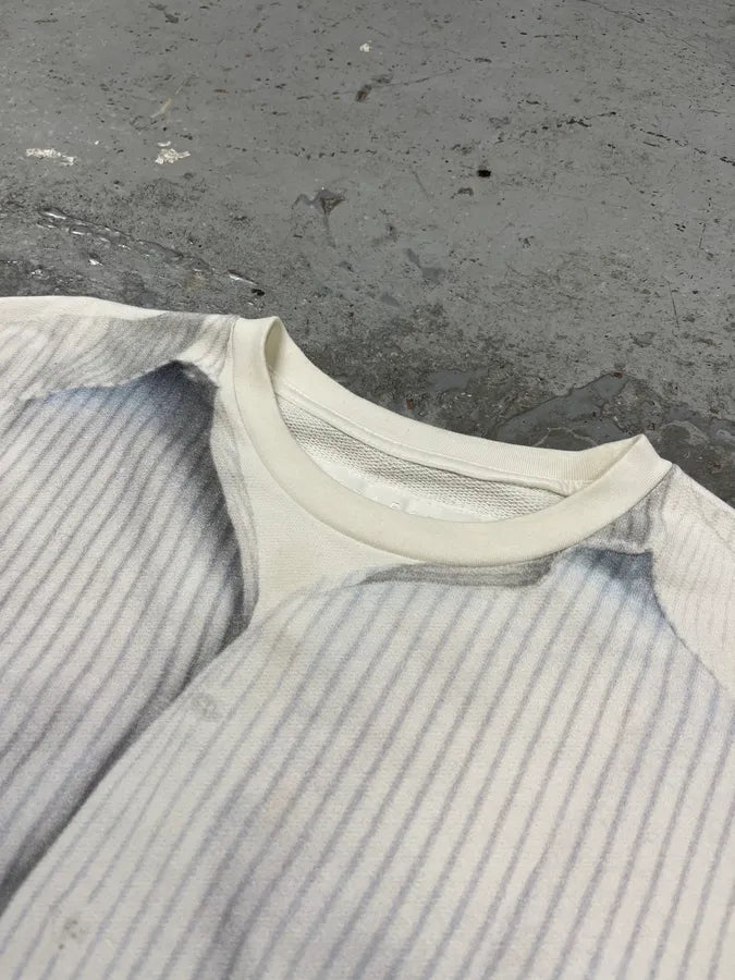Maison Margiela H&M White Trompe L’oeil Shirt Sweater EWYIiBm 4