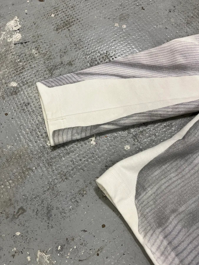 Maison Margiela H&M White Trompe L’oeil Shirt Sweater EWYIiBm 5