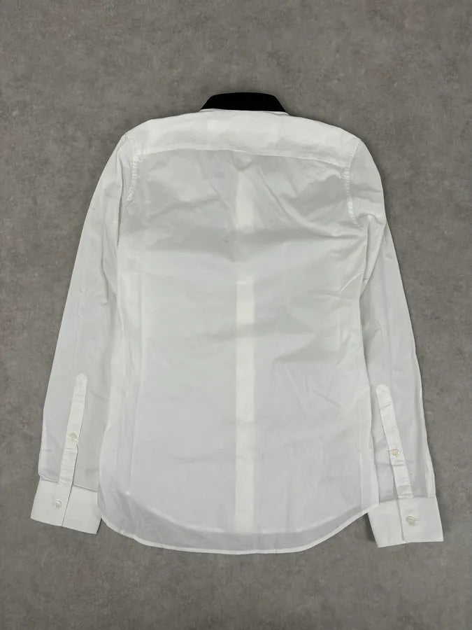 Maison Margiela H&M White Trompe L’oeil Tie Shirt XMBovGE 4