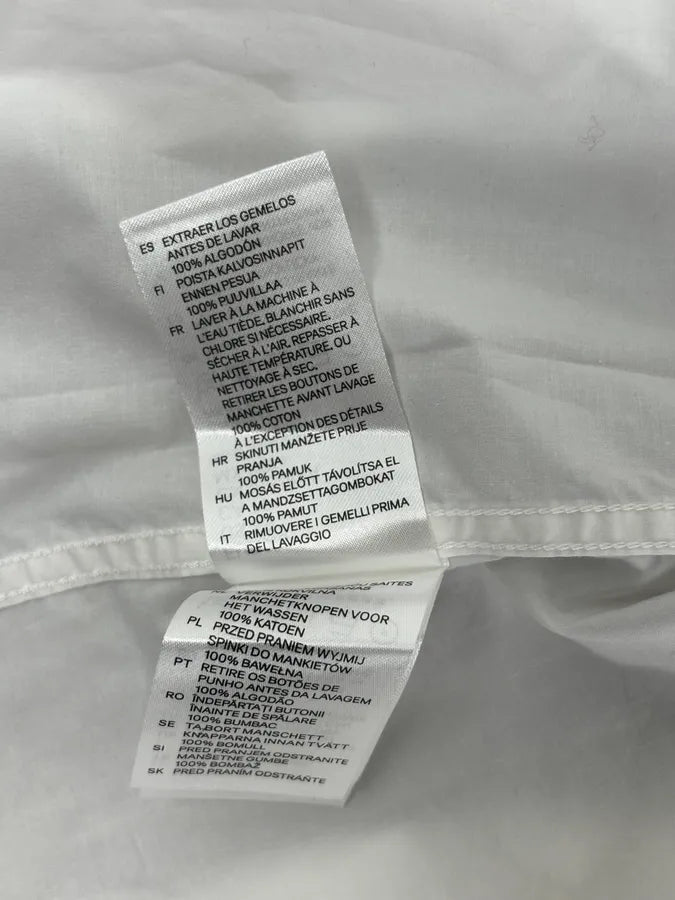 Maison Margiela H&M White Trompe L’oeil Tie Shirt XMBovGE 11