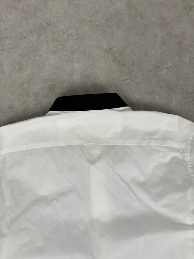 Maison Margiela H&M White Trompe L’oeil Tie Shirt XMBovGE 5
