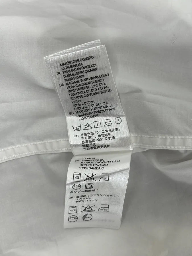 Maison Margiela H&M White Trompe L’oeil Tie Shirt XMBovGE 10
