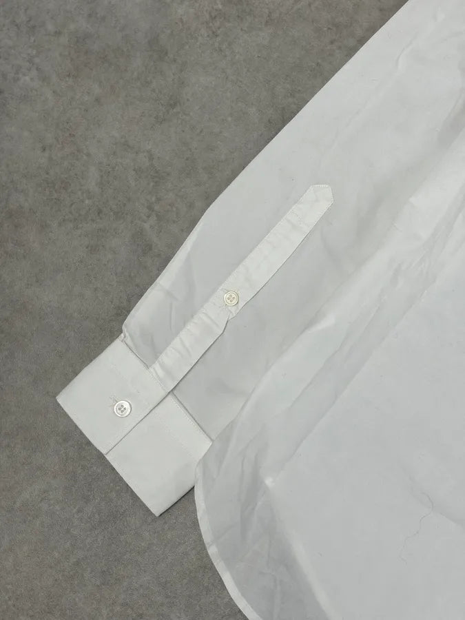 Maison Margiela H&M White Trompe L’oeil Tie Shirt XMBovGE 8