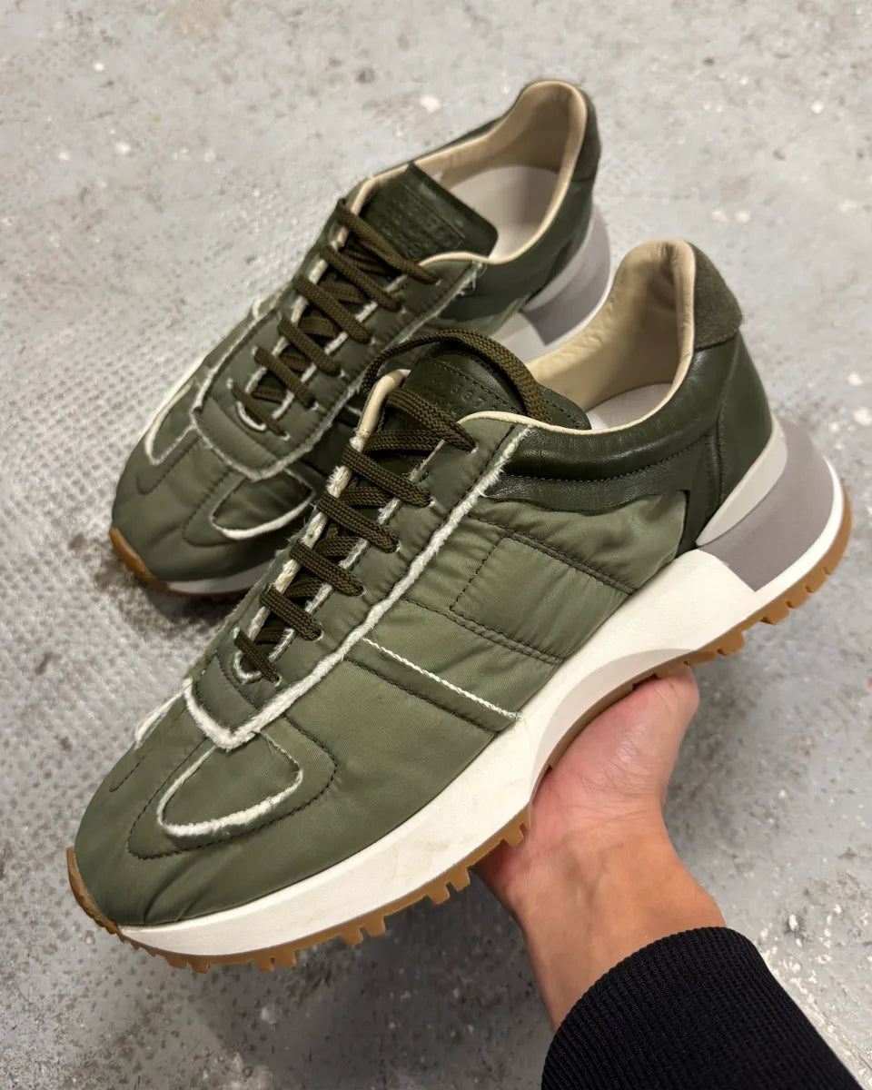 Maison Margiela Low Trainers Green Sneakers (44eu/us10) CPwrpoR 0