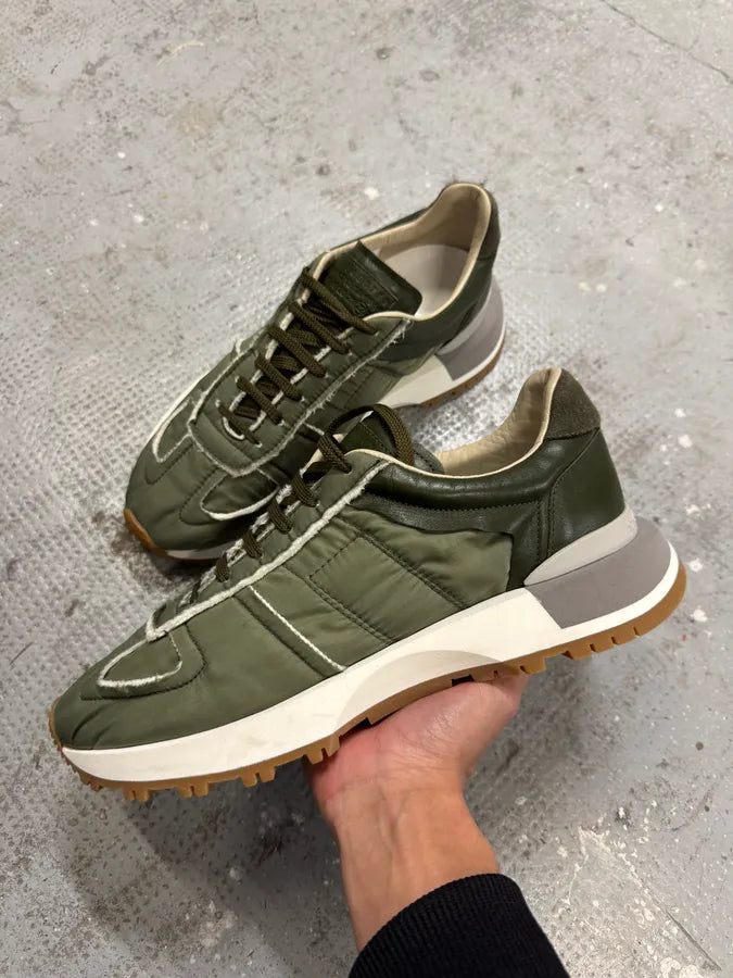 Maison Margiela Low Trainers Green Sneakers (44eu/us10) CPwrpoR 1