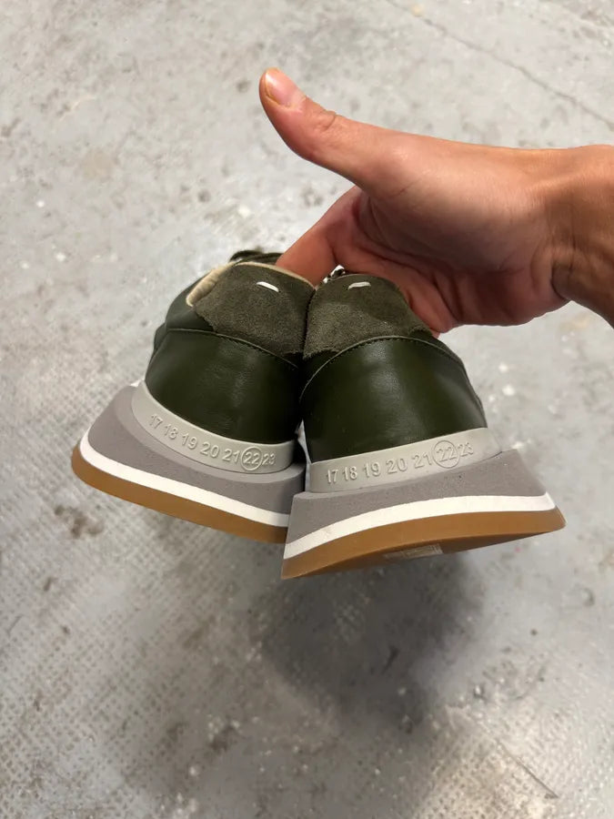 Maison Margiela Low Trainers Green Sneakers (44eu/us10) CPwrpoR 5