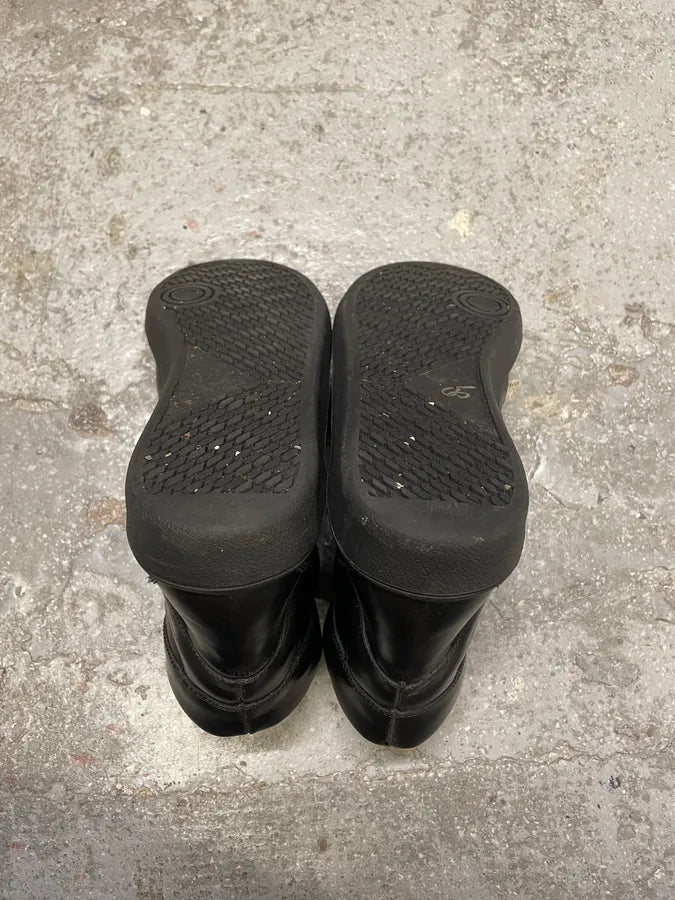 Maison Margiela MM6 Black High Pure Leather Boots XvUhjjg 7