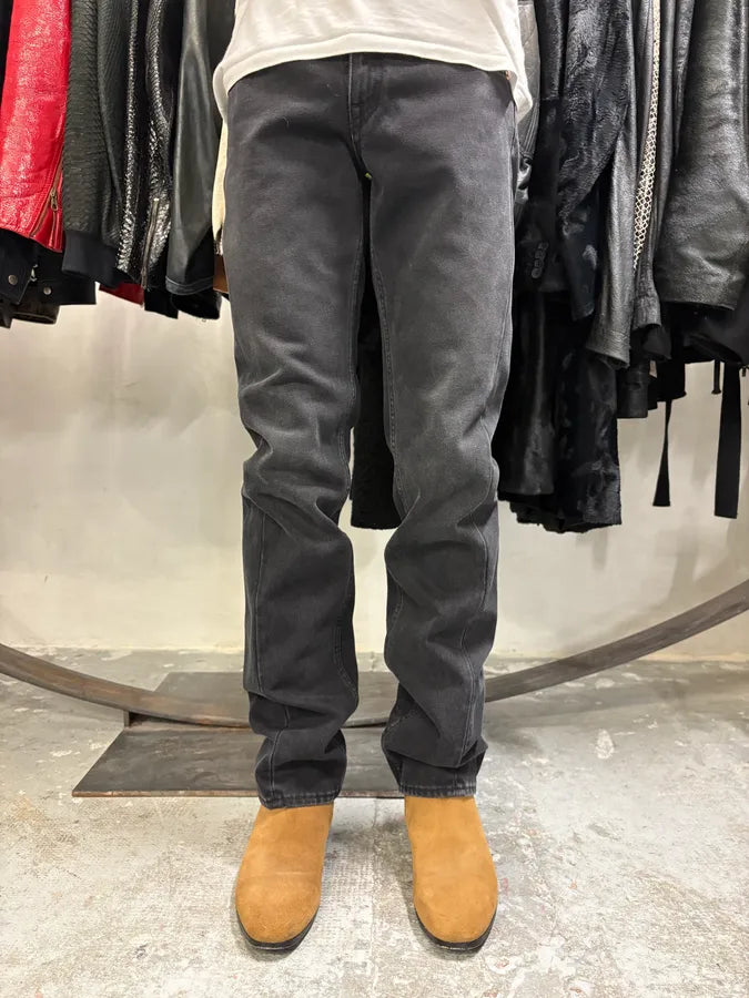 Maison Margiela MM6 Black Raw Denim Jeans xCZDttF 1