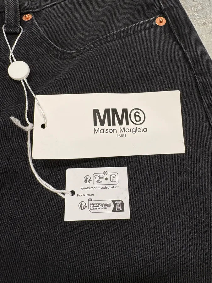Maison Margiela MM6 Black Raw Denim Jeans xCZDttF 15
