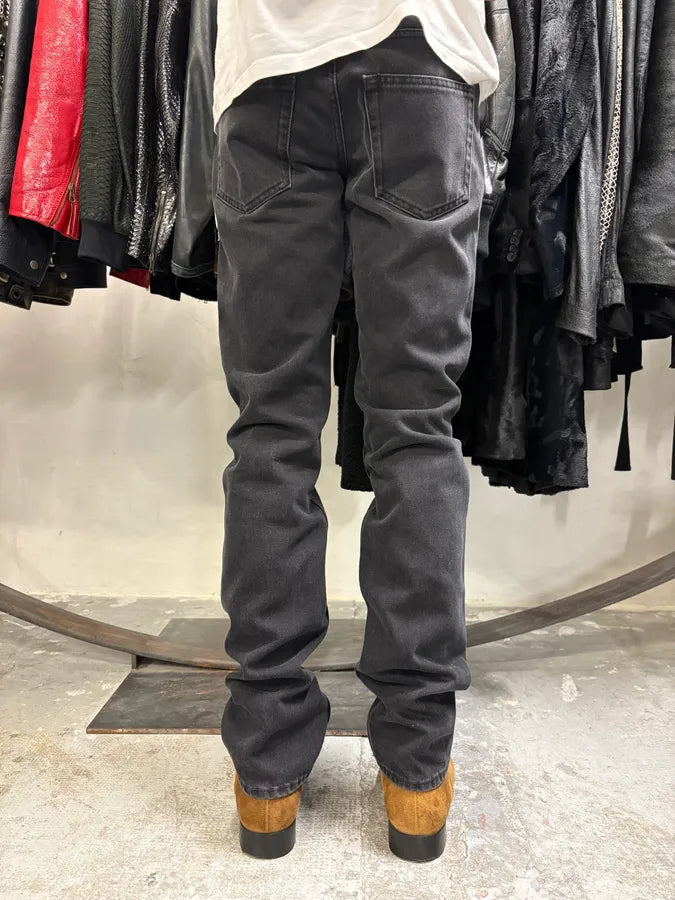 Maison Margiela MM6 Black Raw Denim Jeans xCZDttF 3