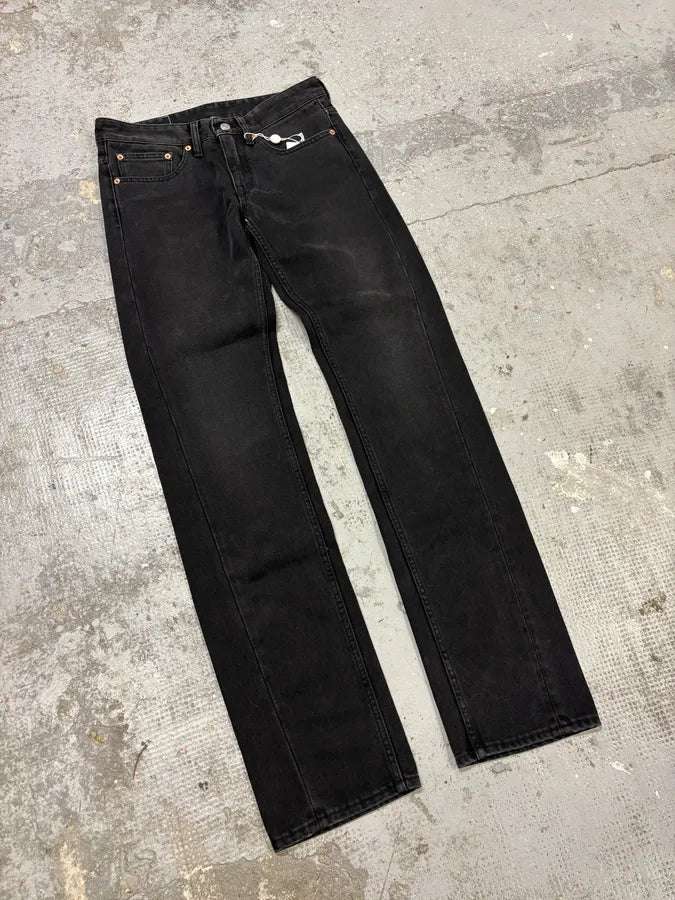 Maison Margiela MM6 Black Raw Denim Jeans xCZDttF 4