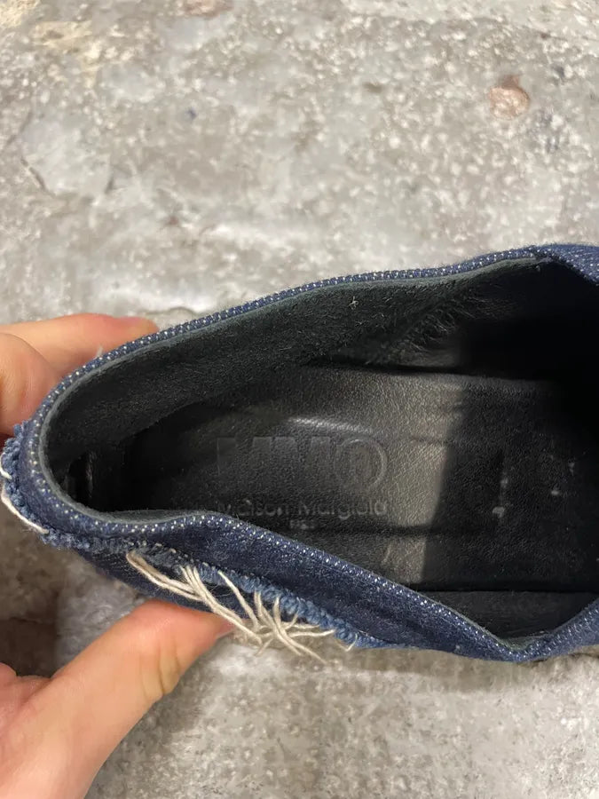 Maison Margiela MM6 Blue Denim Jeans Derbys Shoes PcScvcX 7