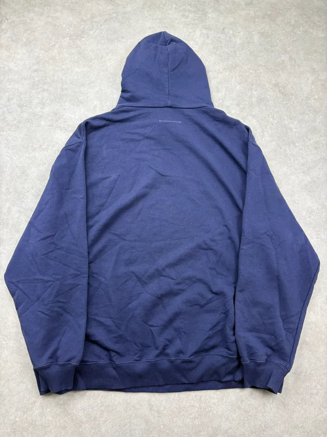 FW2023 Maison Margiela MM6 Navy Oversized Hoodie ZUgYdoV 5