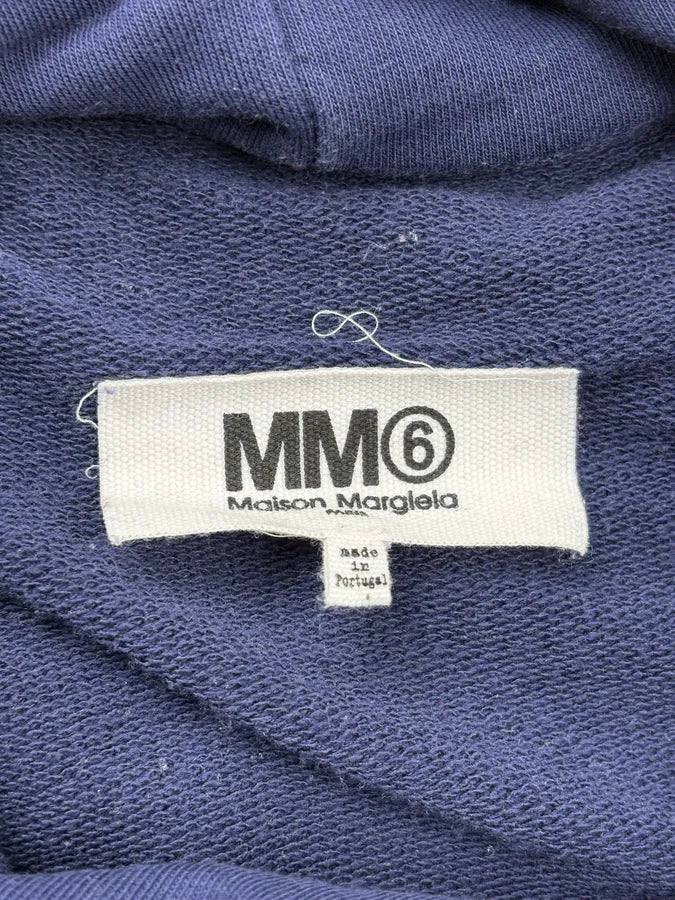 FW2023 Maison Margiela MM6 Navy Oversized Hoodie ZUgYdoV 8