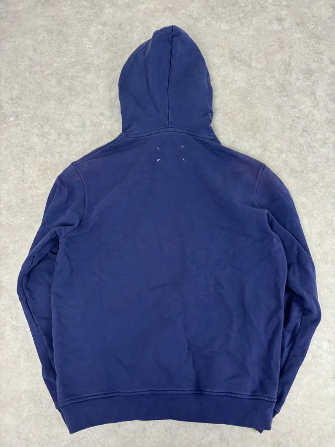 SS2019 Maison Margiela Navy Stereotype Badge Hoodie jQoiaru 4