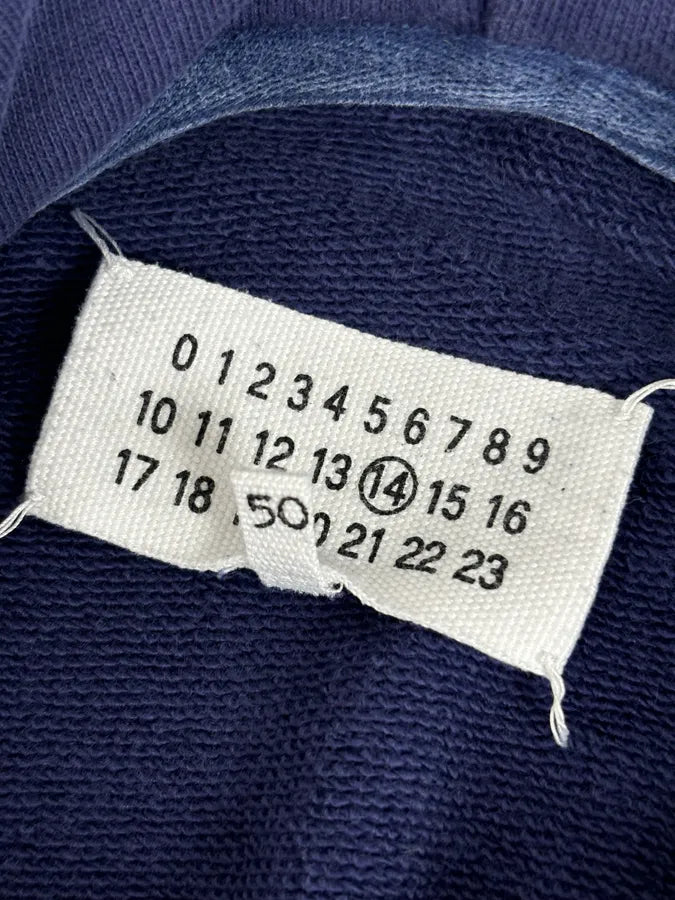 SS2019 Maison Margiela Navy Stereotype Badge Hoodie jQoiaru 8