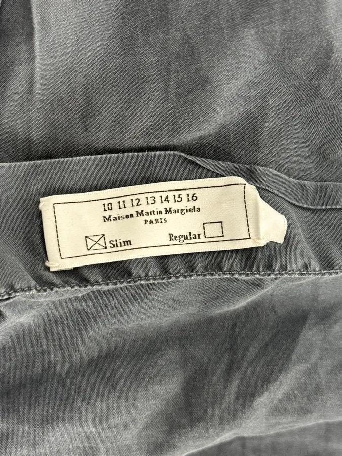 AW2015 Maison Margiela Navy Faded Shirt UuySDyq 8