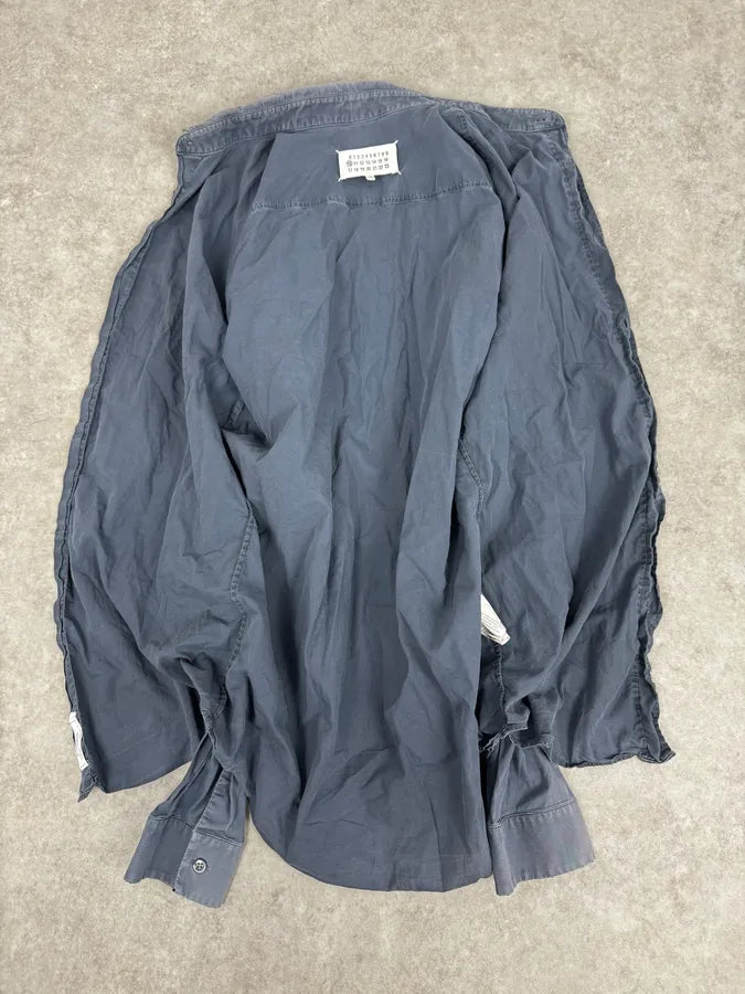 AW2015 Maison Margiela Navy Faded Shirt UuySDyq 6