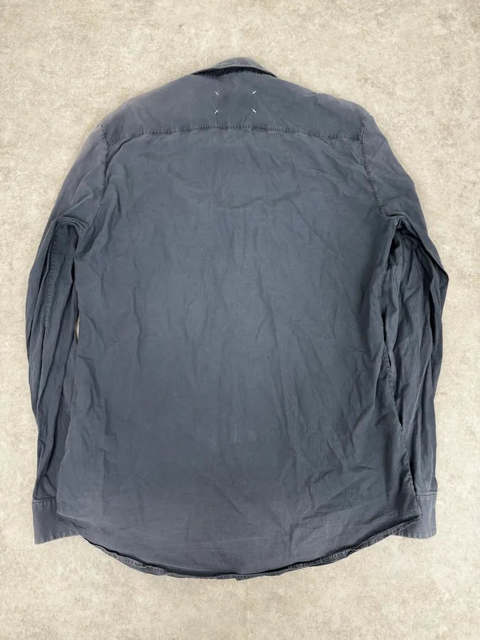 AW2015 Maison Margiela Navy Faded Shirt UuySDyq 3